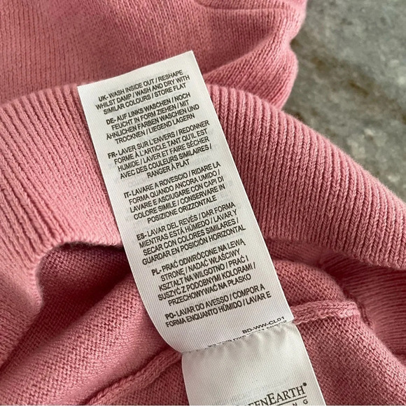 Boden Aimee Pointelle Sweater in Formica Pink Wool blend - Picture 6 of 12